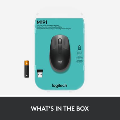 Logitech M190 Full-size wireless mouse view 12