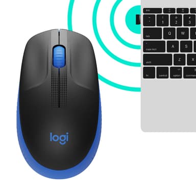 Logitech M190 Full-size wireless mouse view 4