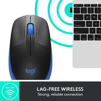 Logitech M190 Full-size wireless mouse view 9