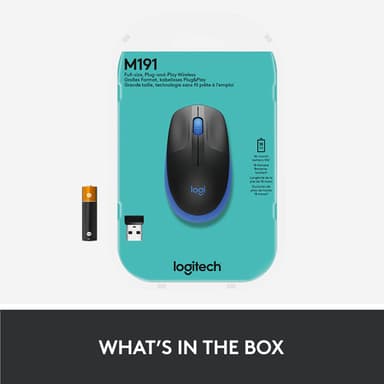 Logitech M190 Full-size wireless mouse view 12