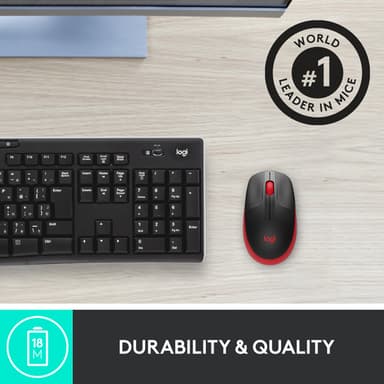 Logitech M190 Full-size wireless mouse view 10
