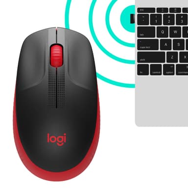 Logitech M190 Full-size wireless mouse view 4