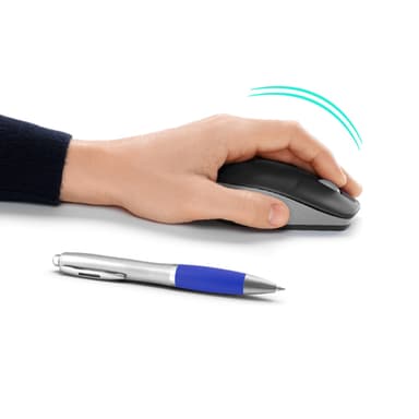 Logitech M190 Full-size wireless mouse view 3
