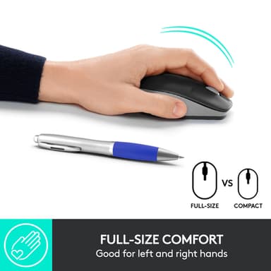 Logitech M190 Full-size wireless mouse view 8