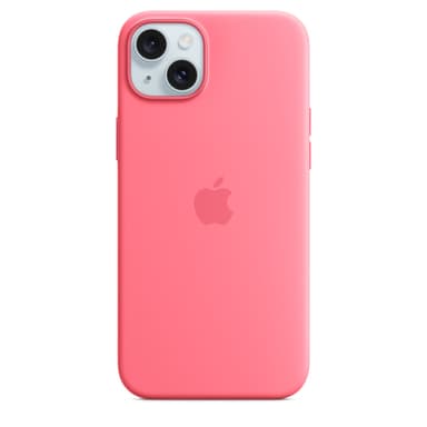 Apple iPhone 15 Plus Silicone Case with MagSafe - Pink view 1
