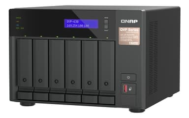 QNAP QVP-63B NAS/storage server Tower Intel® Core™ i3 16 GB DDR4 0 TB Black view 5