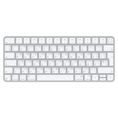 Apple Magic Keyboard with Touch ID for Mac models with silicon (USB–C) - Ukrainian
