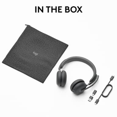 Logitech Zone Wireless 2 Headset Head-band Office/Call center USB Type-C Bluetooth Graphite view 13