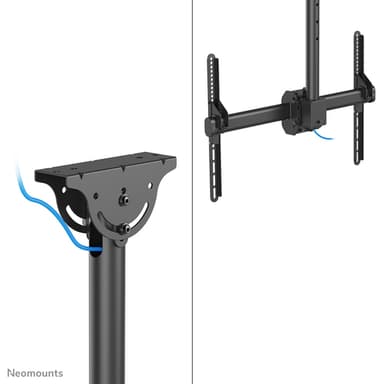 Neomounts CL35-440BL16L Monitor/TV mount ceiling 37-70" - h 106-156 cm view 16