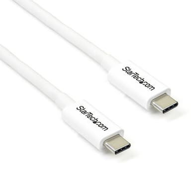 StarTech.com 6.6ft (2m) Thunderbolt 3 Cable, 20Gbps, 100W PD, 4K, Thunderbolt Certified, Compatible with Thunderbolt 4/USB 3.2/DisplayPort view 1