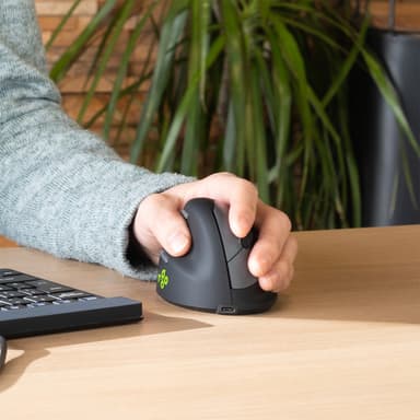 R-Go Tools Ergonomic mouse R-Go HE Break with break software, large (hand size ≥ 185 mm), left-handed, Bluetooth, black view 5