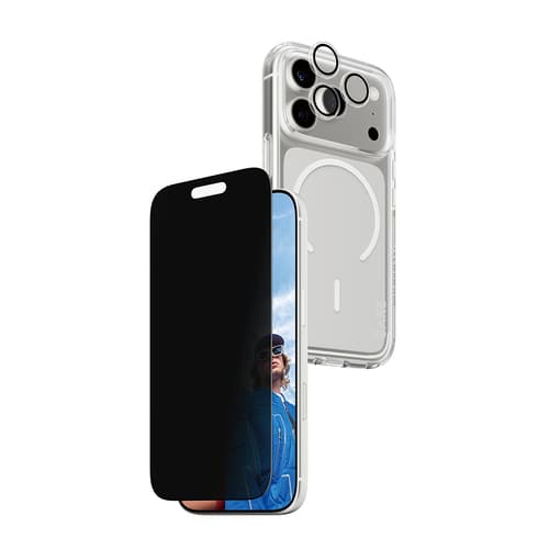 PanzerGlass ® | CARE by ® 3-in-1 Flagship Privacy Bundle iPhone 17 Pro Clear screen protector Apple 1 pc(s)