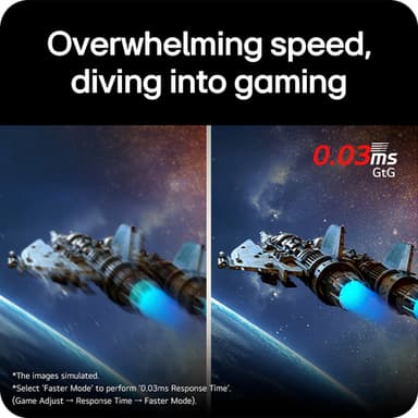 LG UltraGear OLED GX8 32GX850A-B 4K UHD Dual-Mode: 165Hz -330Hz gaming monitor view 18