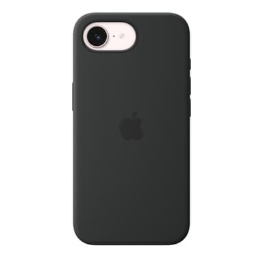 Apple iPhone 17e Silicone Case with MagSafe – Black view 2