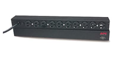 APC Basic Rack 1.8kVA power distribution unit (PDU) Black view 1