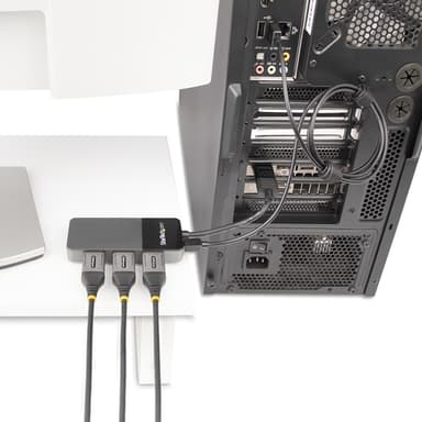 StarTech.com 3 Port Multi Monitor Adapter - DisplayPort 1.4 to 3x 4K DisplayPort Video Splitter - Dual or Triple 4K - Laptop/Desktop DisplayPort MST Hub for Multiple Monitors - For Windows PCs Only view 13