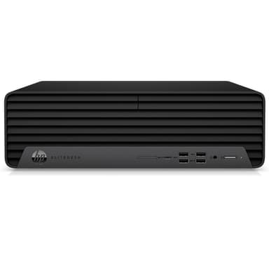 T1A HP EliteDesk 800 G6 Refurbished Intel® Core™ i5 i5-10500 16 GB DDR4-SDRAM 256 GB SSD Windows 11 Pro SFF PC Black view 1