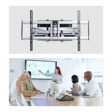 StarTech.com Heavy-Duty Articulating TV Wall Mount for up to 100-inch and 187.4lb/85kg Flat Screens, VESA 800x500, Low-Profile Bracket, TAA-Compliant view 7