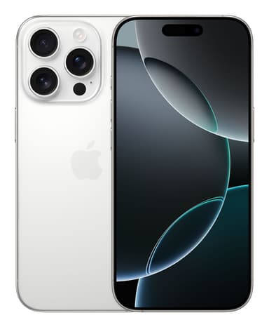 Apple iPhone 16 Pro 1TB White Titanium view 1