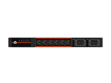 Vertiv Geist AUS5M1R5-06CF17-2C20C20A900-D power distribution unit (PDU) 6 AC outlet(s) 0U Black view 2