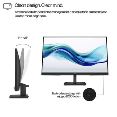 HP Series 3 Pro 23.8 inch FHD Monitor - 324pf view 14