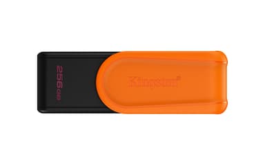Kingston Technology DataTraveler 256GB Portable USB 3.2 Gen 1 Exodia S (Black/Orange) view 1