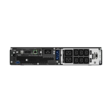 APC Smart-UPS On-Line, 3kVA, Rackmount 2U, 230V, 6x C13+2x C19 IEC outlets, Network Card, W/ rail kit, W/O Lithium-ion external battery view 1