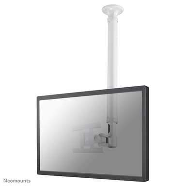 Neomounts FPMA-C100WHITE Monitor/TV mount ceiling 10-30" - h 79-129 cm view 1