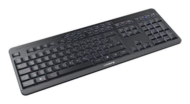 CHERRY Stream ultimate keyboard Home/Office USB + RF Wireless + Bluetooth QWERTZ German Black view 2
