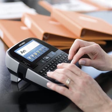 DYMO LabelManager Label Manager 500TS Touch Screen Handheld Label Maker | QWERTY Keyboard | Full Colour with PC/Mac Connection view 4