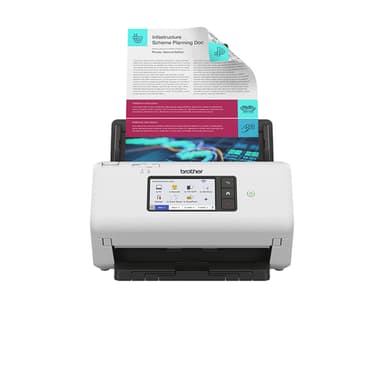 Brother ADS-4700W ADF + Sheet-fed scanner 600 x 600 DPI A4 Black, White view 3