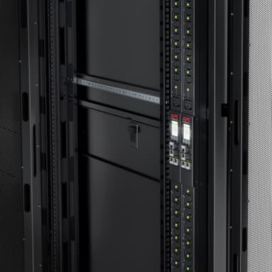 APC APDU9953 power distribution unit (PDU) 24 AC outlet(s) 0U Black view 2