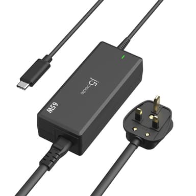 j5create JUP1265 65W PD USB-C® Power Adapter - UK view 2