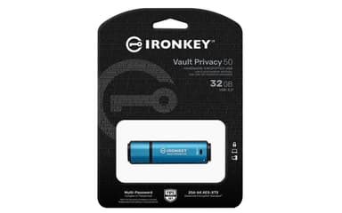 Kingston Technology IronKey 32GB Vault Privacy 50 AES-256 Encrypted, FIPS 197 view 4