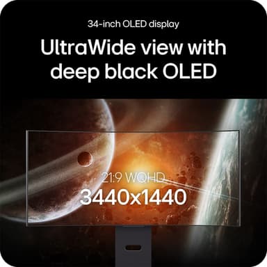 LG 34GX900A-B computer monitor 86.4 cm (34") 3440 x 1440 pixels Wide Quad HD OLED Black view 15
