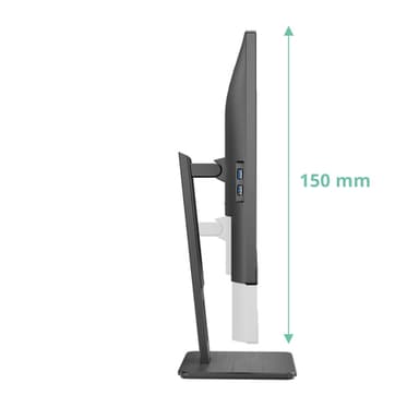 AOC Q27P3CW computer monitor 68.6 cm (27") 2560 x 1440 pixels Quad HD LED Black view 3
