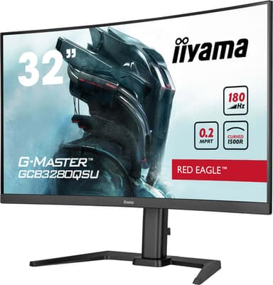 iiyama G-MASTER GCB3280QSU-B2 computer monitor 80 cm (31.5") 2560 x 1440 pixels Dual QHD LED Black view 3