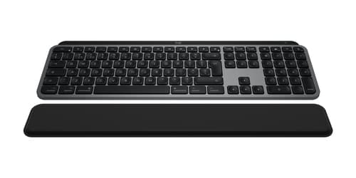 Logitech Master MX Keys S Combo for Mac keyboard Mouse included Home/Office RF Wireless + Bluetooth QWERTY UK English Aluminium, Black