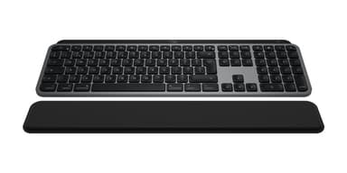 Logitech Master MX Keys S Combo for Mac keyboard Mouse included Home/Office RF Wireless + Bluetooth QWERTY UK English Aluminium, Black view 2