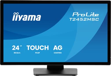 iiyama ProLite T2452MSC-B2AG computer monitor 61 cm (24") 1920 x 1080 pixels Full HD LED Touchscreen Black view 3