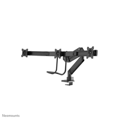 Neomounts NM-D775DX3BLACK Monitor arm 17-27" - gas spring - Topfix - 180°-stop view 2