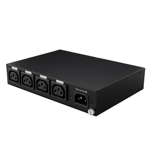 Lindy 32622 power distribution unit (PDU) 4 AC outlet(s) 1U Black