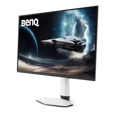 BenQ EX321UZ computer monitor 80 cm (31.5") 3840 x 2160 pixels 4K Ultra HD OLED White view 2