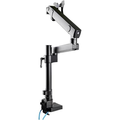StarTech.com Desk Mount Monitor Arm with 2x USB 3.0 Ports, Full Motion Single Monitor Mount, up to 34" (17.6lb/8kg) VESA Display, Clamp/Grommet Mount, Mechanical Spring view 2