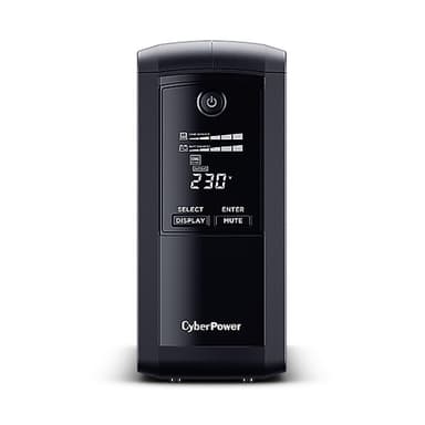 CyberPower VP700EILCD uninterruptible power supply (UPS) Line-Interactive 0.7 kVA 390 W 6 AC outlet(s) view 2