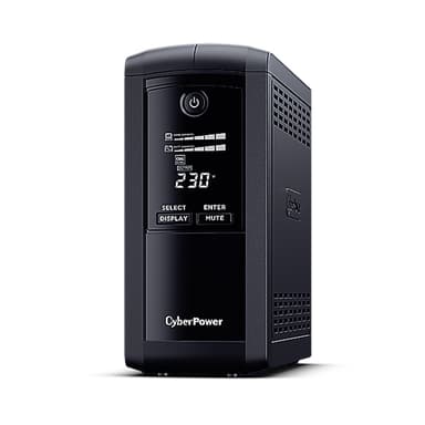 CyberPower VP700EILCD uninterruptible power supply (UPS) Line-Interactive 0.7 kVA 390 W 6 AC outlet(s) view 1