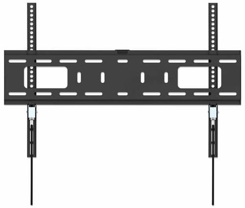 Manhattan Wall Mount for TV & Monitors (Fixed), For screens 37" to 65", VESA compatibility: all between 200x200mm to 600x400mm - check the dimensions of the four mounting holes on back of screen to ensure it fits, Max 50kg, Black, Bracket