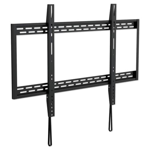 Manhattan Wall Mount for TV & Monitors (Fixed), For screens 60" to 100", VESA compatibility: all between 200x200mm to 900x600mm - check the dimensions of the four mounting holes on back of screen to ensure it fits, Max 50kg, Black, Bracket