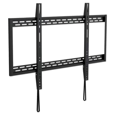 Manhattan Wall Mount for TV & Monitors (Fixed), For screens 60" to 100", VESA compatibility: all between 200x200mm to 900x600mm - check the dimensions of the four mounting holes on back of screen to ensure it fits, Max 50kg, Black, Bracket view 2