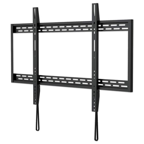 Manhattan Wall Mount for TV & Monitors (Fixed), For screens 60" to 100", VESA compatibility: all between 200x200mm to 900x600mm - check the dimensions of the four mounting holes on back of screen to ensure it fits, Max 50kg, Black, Bracket
